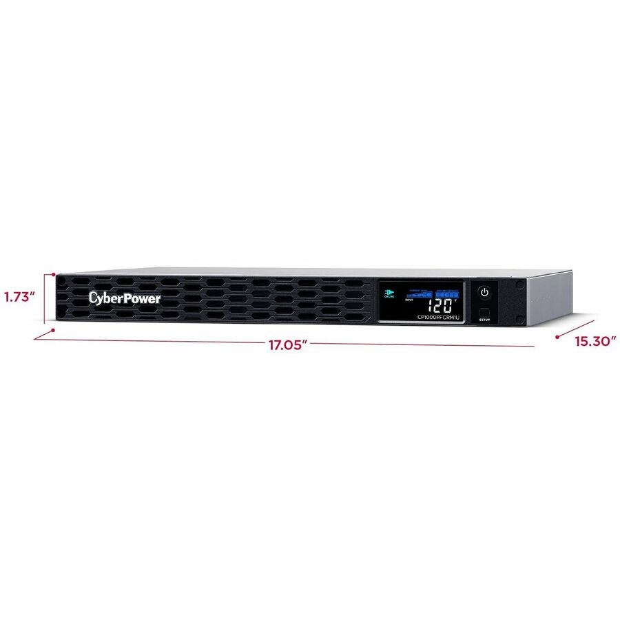 CyberPower CP1000PFCRM1U PFC Sinewave UPS Systems — CP1000PFCRM1U