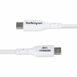 StarTech.com 6ft (1.8m) USB-A to USB-C Charging Cable, Charge & Sync, 3A, USB 2.0, TPE Jacket - White USB Charging Cord — USB2AC6FWHE