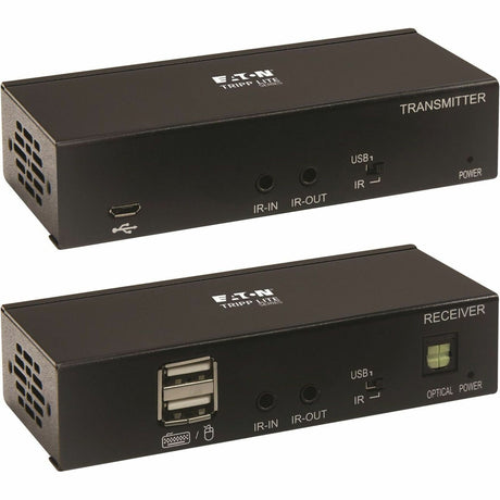 Eaton Tripp Lite Series DisplayPort over Cat6 Extender Kit, Transmitter/Receiver, 4K 60 Hz, 4:4:4, Power over Cable, 230 ft. (70 m), TAA — B127A-1A1-BDBDA