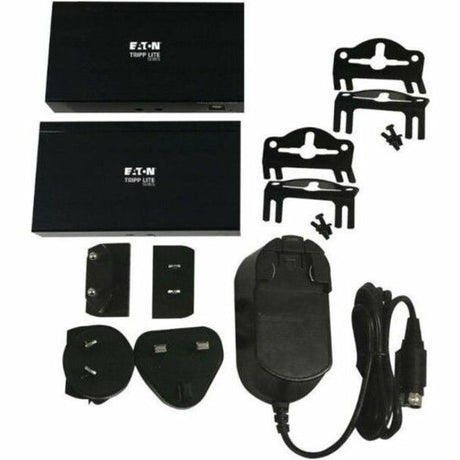 Eaton Tripp Lite Series DisplayPort over Cat6 Extender Kit, Transmitter/Receiver, 4K 60 Hz, 4:4:4, Power over Cable, 230 ft. (70 m), TAA — B127A-1A1-BDBDA