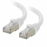 C2G 6ft (1.8m) Cat6a Snagless Shielded (STP) Ethernet Network Patch Cable - White — C2G07385