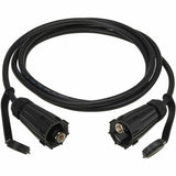 Eaton Tripp Lite Series Rigid Industrial RF Coaxial Cable (M/M) - IP68, F-Type Connectors, 10 ft. (3.1 m), Black — A200-010-IND