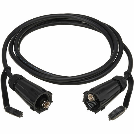 Eaton Tripp Lite Series Rigid Industrial RF Coaxial Cable (M/M) - IP68, F-Type Connectors, 10 ft. (3.1 m), Black — A200-010-IND