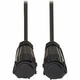 Eaton Tripp Lite Series Rigid Industrial RF Coaxial Cable (M/M) - IP68, F-Type Connectors, 10 ft. (3.1 m), Black — A200-010-IND