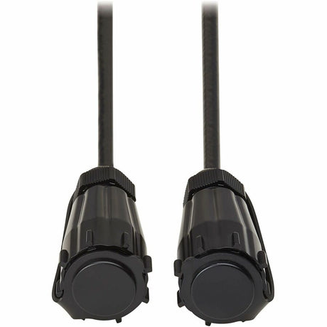 Eaton Tripp Lite Series Rigid Industrial RF Coaxial Cable (M/M) - IP68, F-Type Connectors, 10 ft. (3.1 m), Black — A200-010-IND