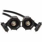 Eaton Tripp Lite Series Rigid Industrial RF Coaxial Cable (M/M) - IP68, F-Type Connectors, 10 ft. (3.1 m), Black — A200-010-IND