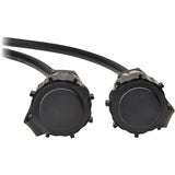 Eaton Tripp Lite Series Rigid Industrial RF Coaxial Cable (M/M) - IP68, F-Type Connectors, 10 ft. (3.1 m), Black — A200-010-IND