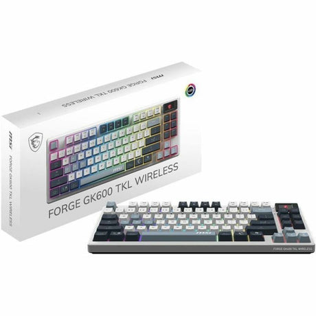 MSI FORGE GK600 TKL Tri-Mode Wireless Keyboard — FORGEGK600B