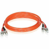 C2G 2m ST-ST 62.5/125 Duplex Multimode OM1 Fiber Cable - Orange - 6ft — 5575