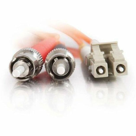 C2G 1m LC-ST 62.5/125 Duplex Multimode OM1 Fiber Cable - Orange - 3ft — 33163