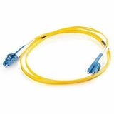 C2G 65.6ft (20m) LC-LC 9/125 OS2 Duplex Single-Mode PVC Fiber Optic Cable - Yellow — 37465