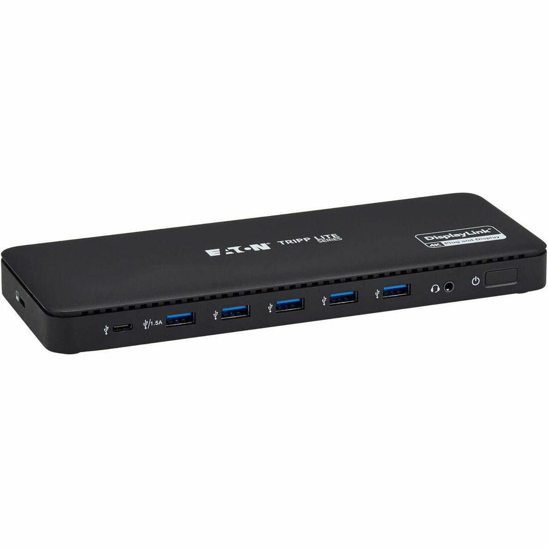 Eaton Tripp Lite Series USB-C Universal Dock, Dual Display - 4K HDMI and DisplayPort, USB 3.2 Gen 1 Hub, GbE, 100W PD Charging — U442-DOCK24DL2A