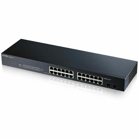 ZyXEL GS1900-24 Fanless 24 Port GbE L2 Web Managed Rackmountable Switch — GS1900-24