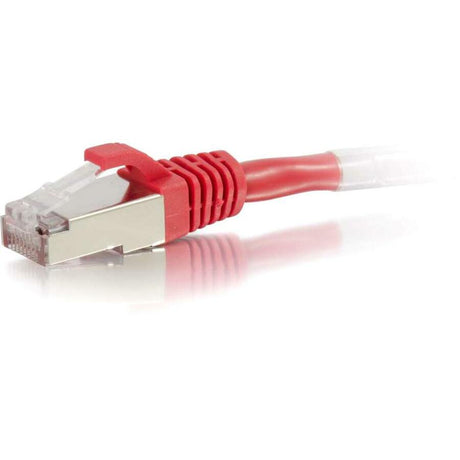 C2G-15ft Cat6 Snagless Shielded (STP) Network Patch Cable - Red — 00854