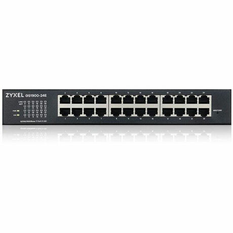 ZYXEL GS1900-24E 24-Port Gigabit Smart Managed Switch (Compact Design) | Fanless — GS1900-24E