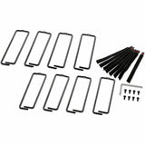 APC NetShelter Cable Management, Vertical Cable Manager, Rings, for NetShelter 750 and 800mm W Enclosures, Set of 8, 76 x 19 x 203 mm — AR7707