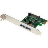 StarTech.com 2 Port PCI Express (PCIe) SuperSpeed USB 3.0 Card Adapter with UASP - SATA Power - 5Gbps — PEXUSB3S24