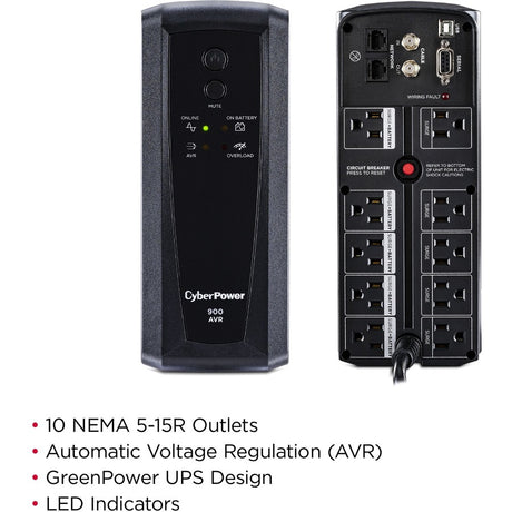 CyberPower CP900AVR AVR UPS Systems — CP900AVR