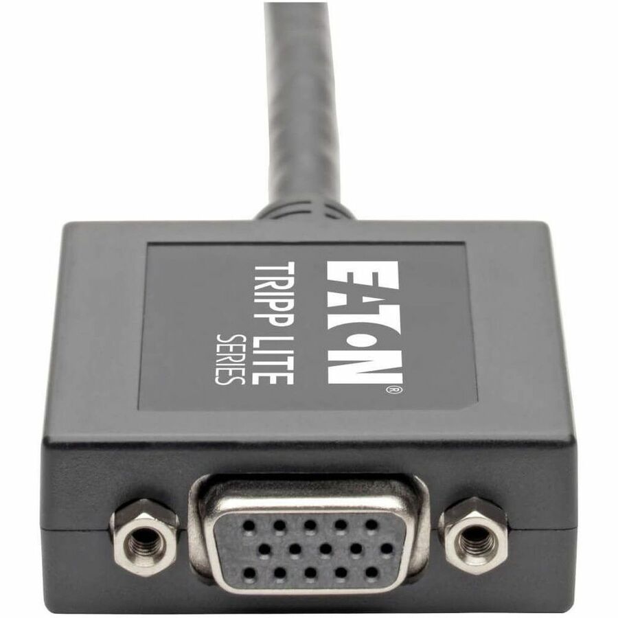 Eaton Tripp Lite Series DVI-D to VGA Active Adapter Converter Cable, 1920x1200, 6-in. (15.24 cm), TAA — P120-06N-ACT