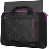 Targus Pulse TSS57401US Carrying Case (Sleeve) for 14" to 16" Notebook - Black, Purple - TAA Compliant — TSS57401US
