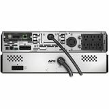 APC Smart-UPS X, Line Interactive, 3kVA, Rack/tower convertible 2U, 100V-127V, 3x 5-15R+3x 5-20R+1x L5-30R NEMA, NMC, Extended runtime, W/rail kit — SMX3000RMLV2UNC