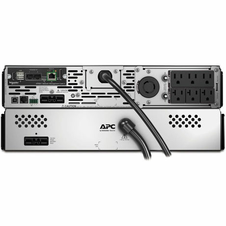 APC Smart-UPS X, Line Interactive, 3kVA, Rack/tower convertible 2U, 100V-127V, 3x 5-15R+3x 5-20R+1x L5-30R NEMA, NMC, Extended runtime, W/rail kit — SMX3000RMLV2UNC