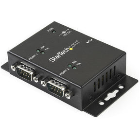 StarTech.com USB to Serial Adapter &acirc;&euro;" 2 Port &acirc;&euro;" Wall Mount &acirc;&euro;" Din Rail Clips &acirc;&euro;" Industrial &acirc;&euro;" COM Port Retention &acirc;&euro;" FTDI &acirc;&euro;" DB9 — ICUSB2322I