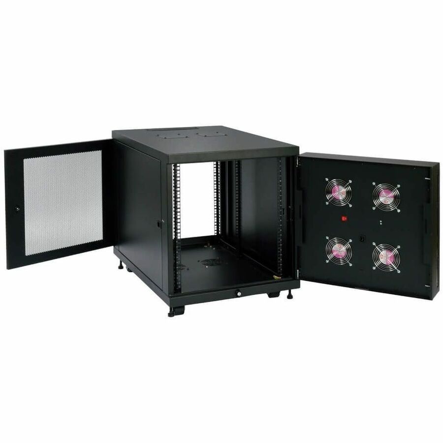 Eaton Tripp Lite Series SmartRack 12U Mid-Depth Small Rack Enclosure for Harsh Environments — SR12UBFFD