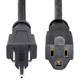 StarTech.com 10ft (3m) Power Extension Cord, NEMA5-15R to NEMA5-15P Black Extension Cord, 13A 125V, 16AWG, Computer Power Extension Cable — PAC10110