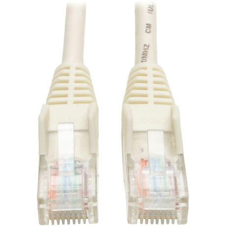 Eaton Tripp Lite Series Cat5e 350 MHz Snagless Molded (UTP) Ethernet Cable (RJ45 M/M), PoE - White, 50 ft. (15.24 m) — N001-050-WH