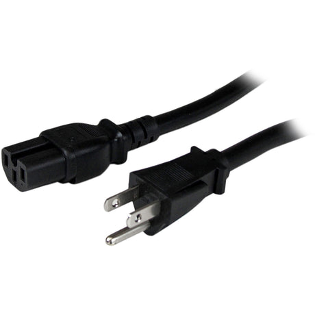 StarTech.com 8ft (2.4m) Heavy Duty Power Cord, NEMA5-15P to C15, 15A 125V, 14AWG, Replacement AC Computer PC Power Supply Cable — PXT515C158