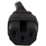 StarTech.com 8ft (2.4m) Heavy Duty Power Cord, NEMA5-15P to C15, 15A 125V, 14AWG, Replacement AC Computer PC Power Supply Cable — PXT515C158