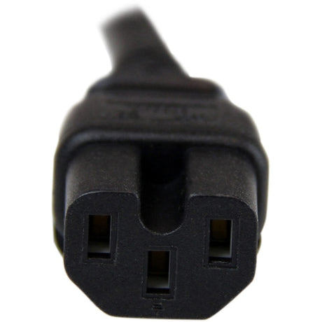 StarTech.com 8ft (2.4m) Heavy Duty Power Cord, NEMA5-15P to C15, 15A 125V, 14AWG, Replacement AC Computer PC Power Supply Cable — PXT515C158