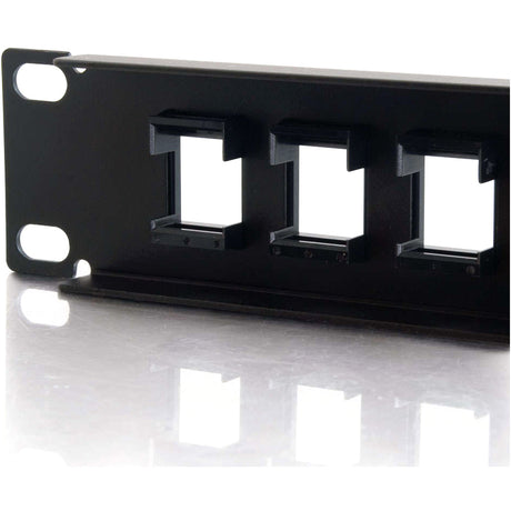C2G 16-Port Patch Panel - Blank Keystone - 1U - 19" — 03858