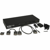 Eaton Tripp Lite Series 8-Port 1U Rack-Mount USB/PS2 KVM Switch with On-Screen Display — B042-008