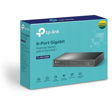 TP-LINK TL-SG1008P - 8 Port Gigabit PoE Switch — TL-SG1008P