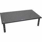 Eaton Tripp Lite Series Monitor Riser for Desk, 18 x 11 in. - Height Adjustable, Metal, Black — MR1812M