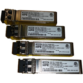 HPE MSA 16Gb Short Wave Fibre Channel SFP+ 4-pack Transceiver — C8R24B