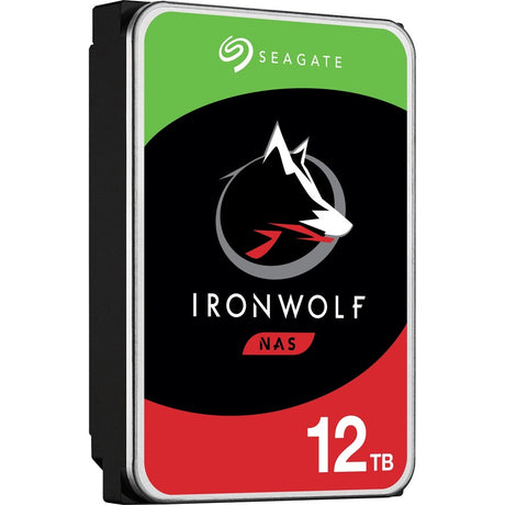 Seagate IronWolf ST12000VN0008 12 TB Hard Drive - 3.5" Internal - SATA (SATA/600) - Conventional Magnetic Recording (CMR) Method — ST12000VN0008