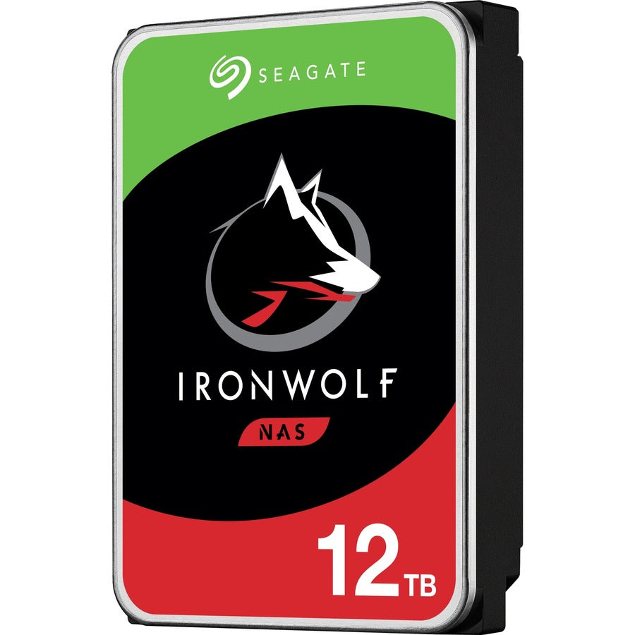 Seagate IronWolf ST12000VN0008 12 TB Hard Drive - 3.5" Internal - SATA (SATA/600) - Conventional Magnetic Recording (CMR) Method — ST12000VN0008