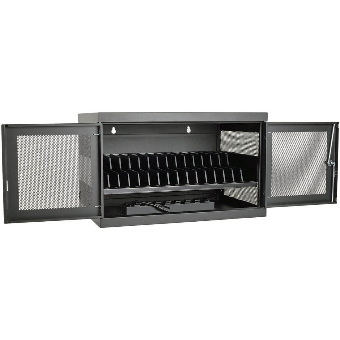 Eaton Tripp Lite Series Multi-Device Charging Station, 16 AC Outlets, Chromebooks and Laptops, Wall-Mount and Cart Options, Black — CSC16AC