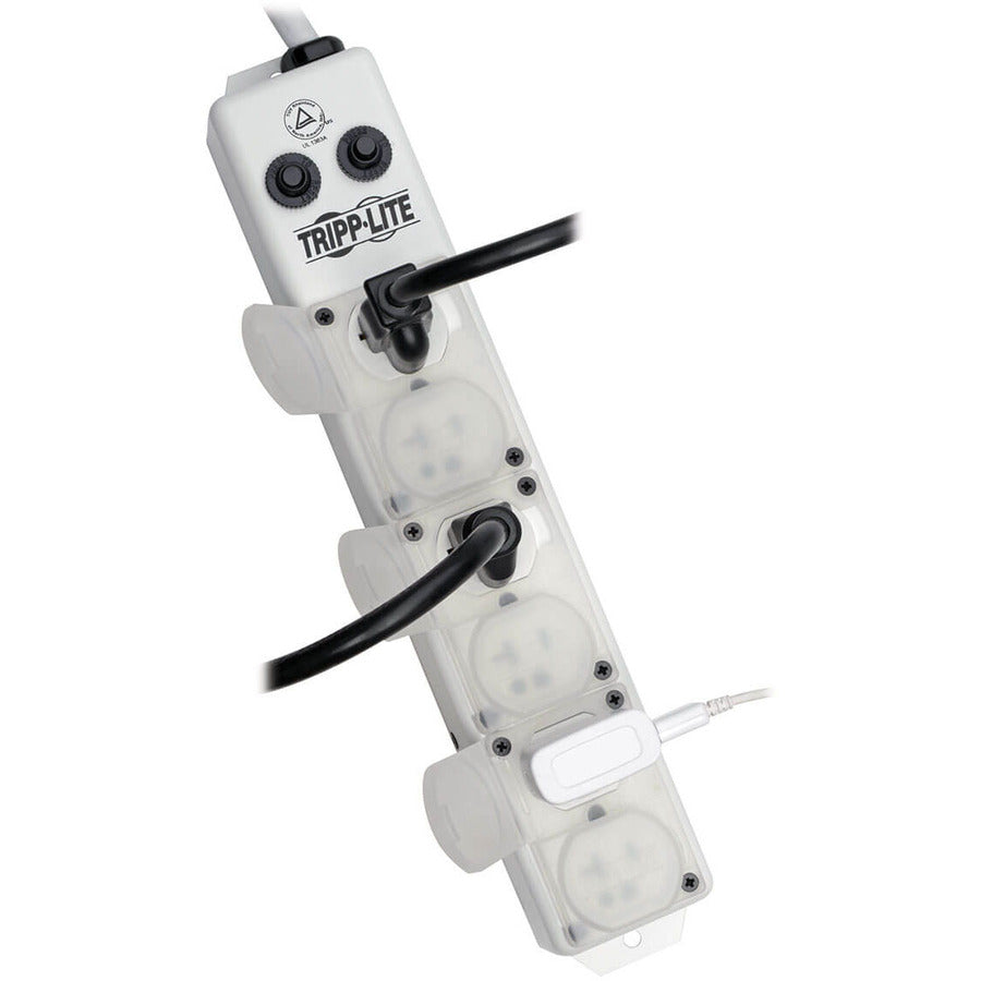 Eaton Tripp Lite Series Safe-IT UL 1363A Medical-Grade Power Strip for Patient-Care Vicinity, 6x 20A Hospital-Grade Outlets, Safety Covers, 7 ft. Cord — PS607HG20AOEM