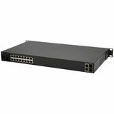 Eaton Tripp Lite Series 16-Port Console Server, USB Ports (2) - Dual GbE NIC, 16 Gb Flash, SD Card, Desktop/1U Rack, TAA — B098-016
