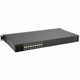 Eaton Tripp Lite Series 16-Port Console Server, USB Ports (2) - Dual GbE NIC, 16 Gb Flash, SD Card, Desktop/1U Rack, TAA — B098-016