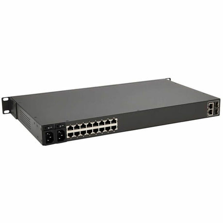 Eaton Tripp Lite Series 16-Port Console Server, USB Ports (2) - Dual GbE NIC, 16 Gb Flash, SD Card, Desktop/1U Rack, TAA — B098-016