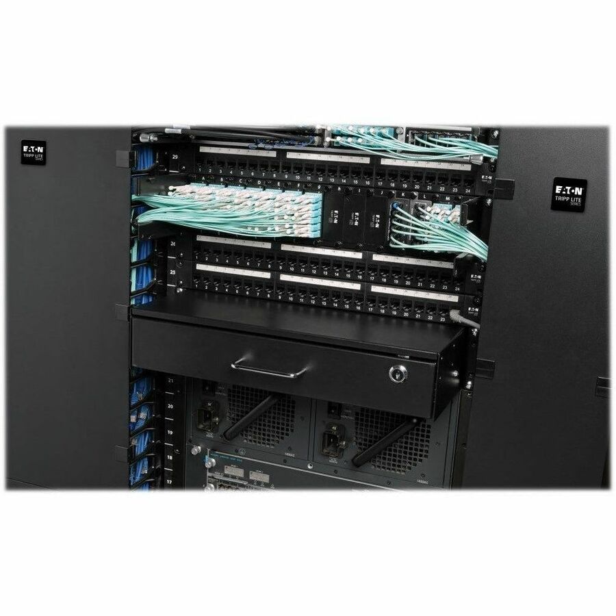 Eaton Tripp Lite Series SmartRack 2U Locking Rack-Mount Storage Drawer — SRDRAWER2U