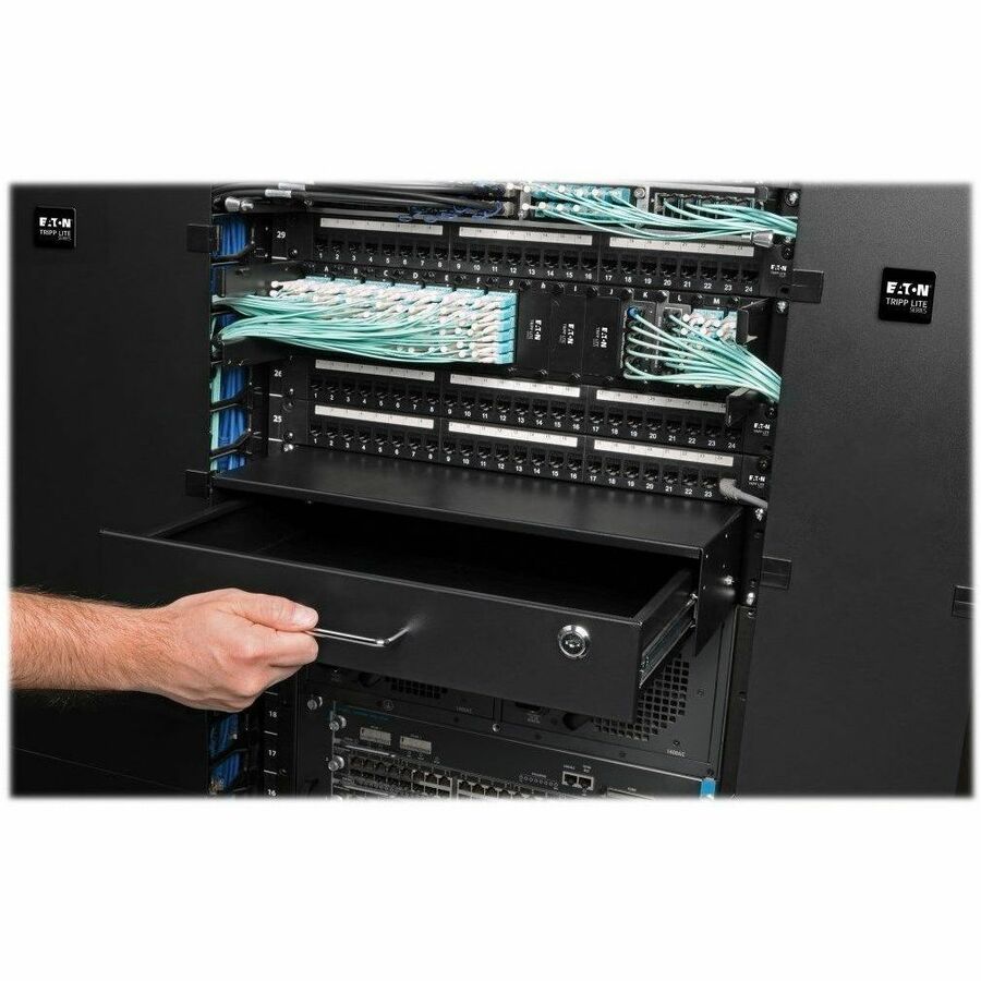 Eaton Tripp Lite Series SmartRack 2U Locking Rack-Mount Storage Drawer — SRDRAWER2U