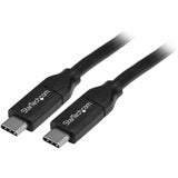 StarTech.com 4m 13 ft USB C Cable with Power Delivery (5A) - M/M - USB 2.0 - USB-IF Certified - USB 2.0 Type C Cable — USB2C5C4M