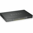 ZYXEL GS1920-24HPv2 24-Port Gigabit Smart Nebula Cloud Managed PoE Switch | 24 PoE+ Ports at 375W with 4 SFP Uplinks | TAA Compliant — GS1920-24HPv2