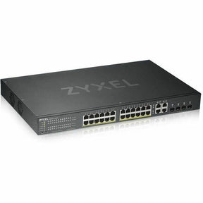 ZYXEL GS1920-24HPv2 24-Port Gigabit Smart Nebula Cloud Managed PoE Switch | 24 PoE+ Ports at 375W with 4 SFP Uplinks | TAA Compliant — GS1920-24HPv2